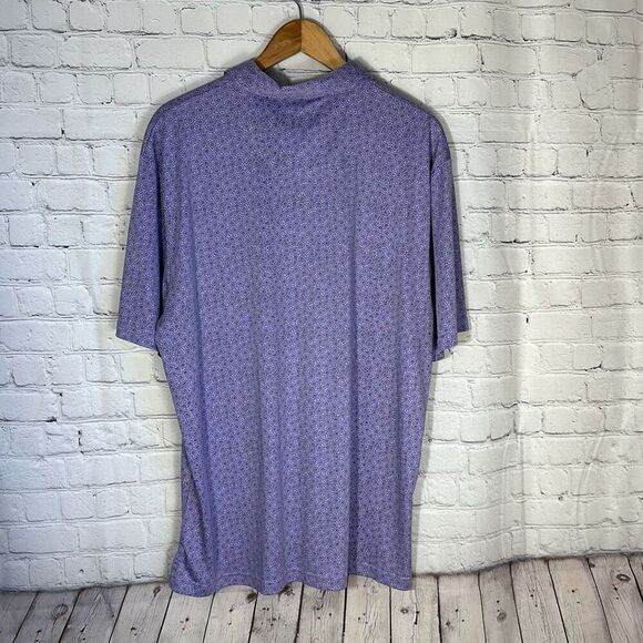 Jack Nicklaus Luxtouch Purple Geometric Golf Polo shirt size XL - Picture 5 of 7
